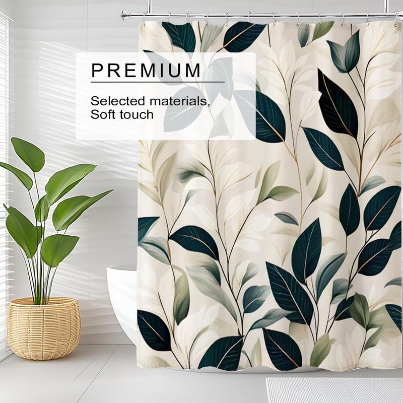 LLSCL Fabric Shower Curtain Liner with Magnets, Waterproof Hotel Quality, 72 x 72 Machine Washable - Image 2